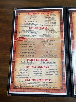 Menu photo 2 Southern Dine Murfreesboro, AR Menu photo 2 Southern Dine Murfreesboro, AR
