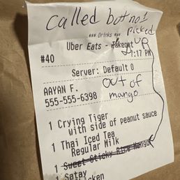 Ticket on the Bag Ticket on the Bag