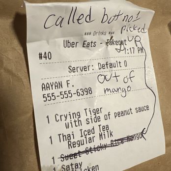 Jasmine Thai Cuisine - Ticket on the Bag - Thai Near Me - Winnetka, California Jasmine Thai Cuisine - Ticket on the Bag - Thai Near Me - Winnetka, California