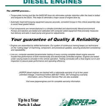 Jasper Engine & Transmission - Auto Parts & Supplies Near Me - Orlando, Florida Jasper Engine & Transmission - Auto Parts & Supplies Near Me - Orlando, Florida