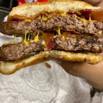 Wendy's - This is a Baconator thats very hot. - Burgers Near Me - Dover, Delaware Wendy's - This is a Baconator thats very hot. - Burgers Near Me - Dover, Delaware