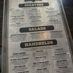 DJ's Sports Bar & Grill - Menu page 1 of 2