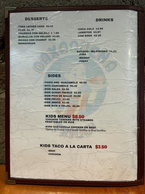 Menu photo 4 Oaxaquena Triqui Albany, NY