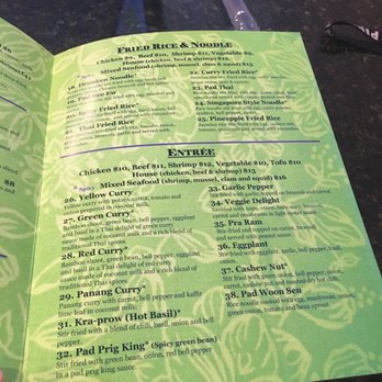 Basil Thai - More of the menu - Thai Near Me - Austin, Texas