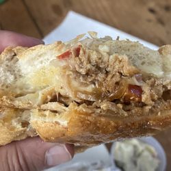 Pulled pork sandwich