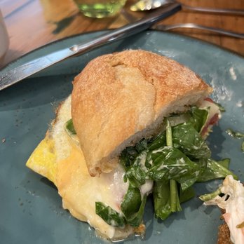 Trillium - Half of the breakfast sandwich - New American Near Me - Boise, Idaho Trillium - Half of the breakfast sandwich - New American Near Me - Boise, Idaho