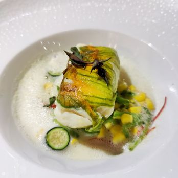 Michael Mina - Steamed Islandic Halibut - New American Near Me - Las Vegas, Nevada Michael Mina - Steamed Islandic Halibut - New American Near Me - Las Vegas, Nevada
