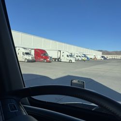 Walmart Distribution Center - Waiting area waiting for a dock.
