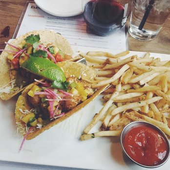 Eureka! - Mahi mahi tacos - American Near Me - Austin, Texas Eureka! - Mahi mahi tacos - American Near Me - Austin, Texas