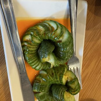 Dough Zone Dumpling House - Redmond - Sweet & Sour Cucumber 甜辣小黄瓜 - Dim Sum Near Me - Redmond, Washington Dough Zone Dumpling House - Redmond - Sweet & Sour Cucumber 甜辣小黄瓜 - Dim Sum Near Me - Redmond, Washington