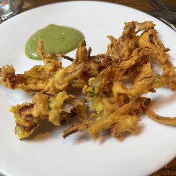Ambrosia India Bistro - Onion 'bajjis' was what I asked for. Instead they served onion pakoras! - Indian Near Me - Monterey, California Ambrosia India Bistro - Onion 'bajjis' was what I asked for. Instead they served onion pakoras! - Indian Near Me - Monterey, California