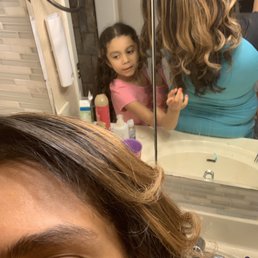 Back of my hair , Hair Coloring - Full Highlights Women's Haircut Back of my hair , Hair Coloring - Full Highlights Women's Haircut