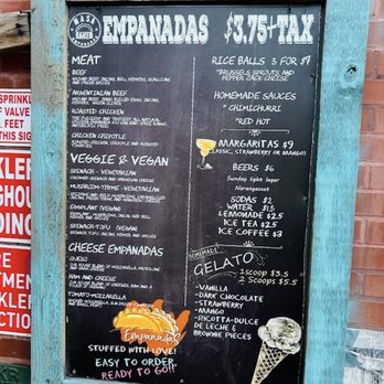 Masa Empanadas - Menu. Great variety available. Get the empanadas, choice available for vegans. - Empanadas Near Me - Brooklyn, New York
