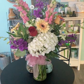 Amazing Flowers - Lovely flower arrangement with white orchids! - Florists Near Me - Baypoint , California