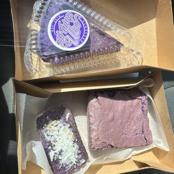 All Things Ube Desserts - Ube Cheesecake slice, Ube Mochi Brick Coconut, Ube Halaya Brownie - Desserts Near Me - San Diego , California All Things Ube Desserts - Ube Cheesecake slice, Ube Mochi Brick Coconut, Ube Halaya Brownie - Desserts Near Me - San Diego , California