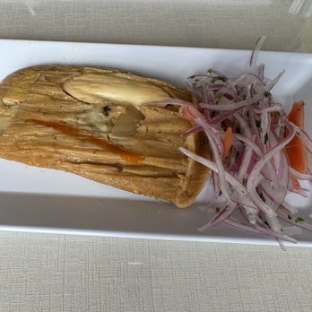 Pachamama Peruvian restaurant - Peruvian Tamal. Very good. - Peruvian Near Me - Sycamore, Illinois Pachamama Peruvian restaurant - Peruvian Tamal. Very good. - Peruvian Near Me - Sycamore, Illinois