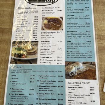 Pitt's Stop Restaurant - Breakfast menu Sept. 2023 - Breakfast & Brunch Near Me - Sacramento, California Pitt's Stop Restaurant - Breakfast menu Sept. 2023 - Breakfast & Brunch Near Me - Sacramento, California