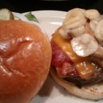 Crowbar & Grill - One of the weirdest/ best things I have ever tried: the Kingbird (peanut butter, banana, cheddar, and bacon) - Burgers Near Me - Laramie, Wyoming