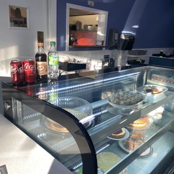 Elise’s Eatery - a display case with a variety of pastries - Burgers Near Me - Crescent City, California