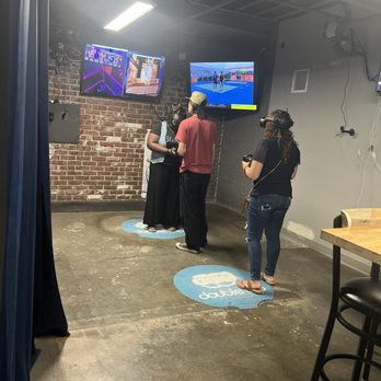 DoubleTap KC - Setting up for one of the VR games - Arcades Near Me - Kansas City, Missouri DoubleTap KC - Setting up for one of the VR games - Arcades Near Me - Kansas City, Missouri