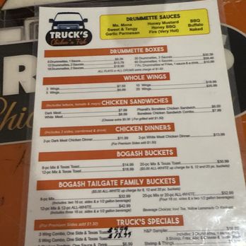 Truck's Chicken N Fish - Menu. - Southern Near Me - Wilmington, North Carolina Truck's Chicken N Fish - Menu. - Southern Near Me - Wilmington, North Carolina