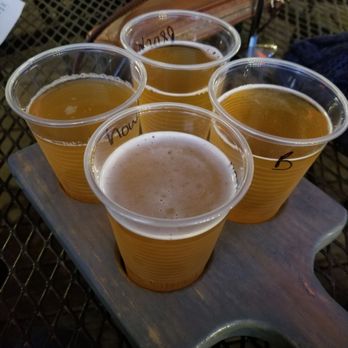 Beavers Bend Brewery - Beer flight!! - Breweries Near Me - Broken Bow, Oklahoma