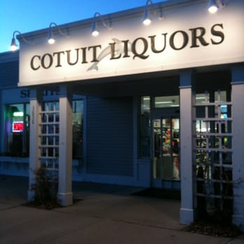 Cotuit Liquors - the front of a liquor store - Beer, Wine & Spirits Near Me - Marstons Mills, Massachusetts