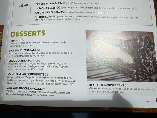 Menu photo 1 Olive Garden Italian Restaurant Salinas, CA