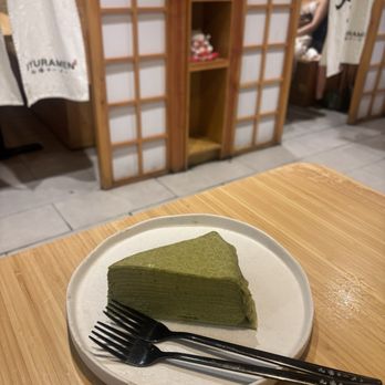 Kyuramen - Times Square - Matcha Crepe Cake - Ramen Near Me - New York, New York