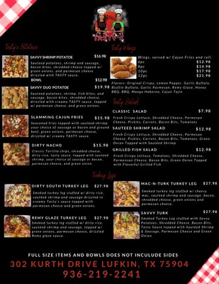 Menu photo 1 Tasty's Lufkin, TX