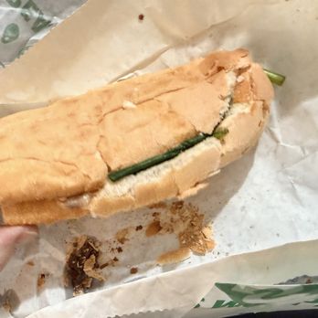 Subway - What I received vs what is was supposed to be  Steak Philly (450 Cals) - Sandwiches Near Me - South Point, Ohio