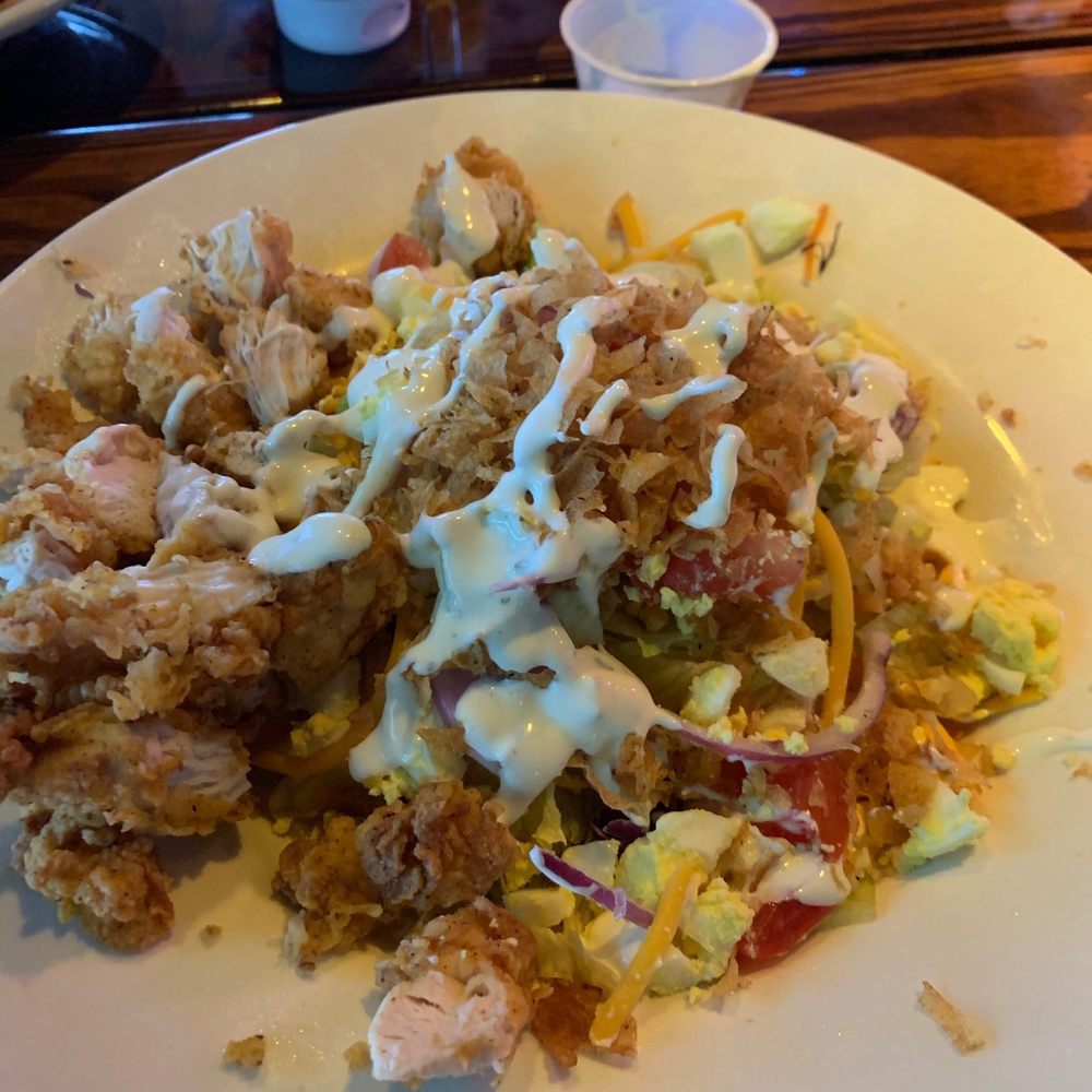 Bubba's 33 - The Big Salad with crispy fried chicken - Pizza Near Me - Chesapeake, Virginia Bubba's 33 - The Big Salad with crispy fried chicken - Pizza Near Me - Chesapeake, Virginia