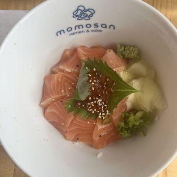 Momosan Ramen Boston - Salmon rice dish - Bars Near Me - Boston, Massachusetts Momosan Ramen Boston - Salmon rice dish - Bars Near Me - Boston, Massachusetts