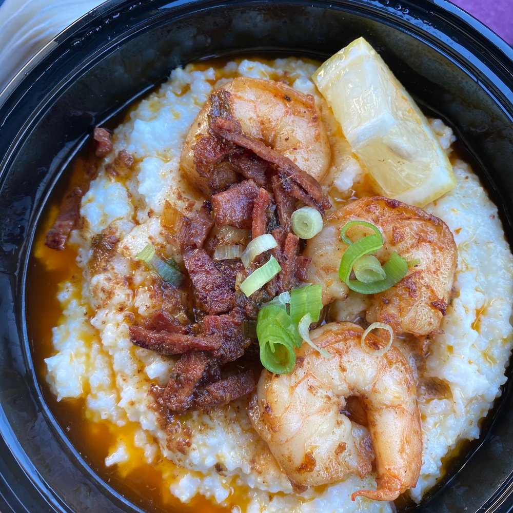 Just A Twist - shrimp and grits without cheese - Seafood Near Me - Hartford, Connecticut Just A Twist - shrimp and grits without cheese - Seafood Near Me - Hartford, Connecticut