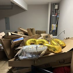 Anthony's Hauling - Before - couldn't even walk in here.