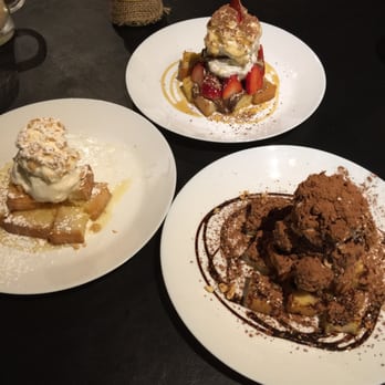 KrungThep Tea Time - Three brick toast desserts! Coconut, strawberry, and chocolate. - Tea Rooms Near Me - Winter Park, Florida KrungThep Tea Time - Three brick toast desserts! Coconut, strawberry, and chocolate. - Tea Rooms Near Me - Winter Park, Florida