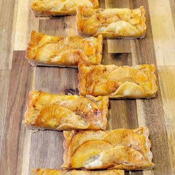 Honeycomb Cafe Bramwell - Apple Frangipane tart - Desserts Near Me - Bramwell, West Virginia Honeycomb Cafe Bramwell - Apple Frangipane tart - Desserts Near Me - Bramwell, West Virginia