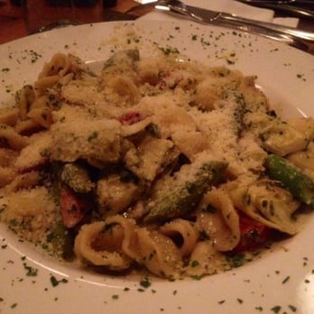 Trata - Pasta and chicken with an olive oil, lemon and pesto sauce. (A little too lemony) - New American Near Me - Rochester, New York Trata - Pasta and chicken with an olive oil, lemon and pesto sauce. (A little too lemony) - New American Near Me - Rochester, New York