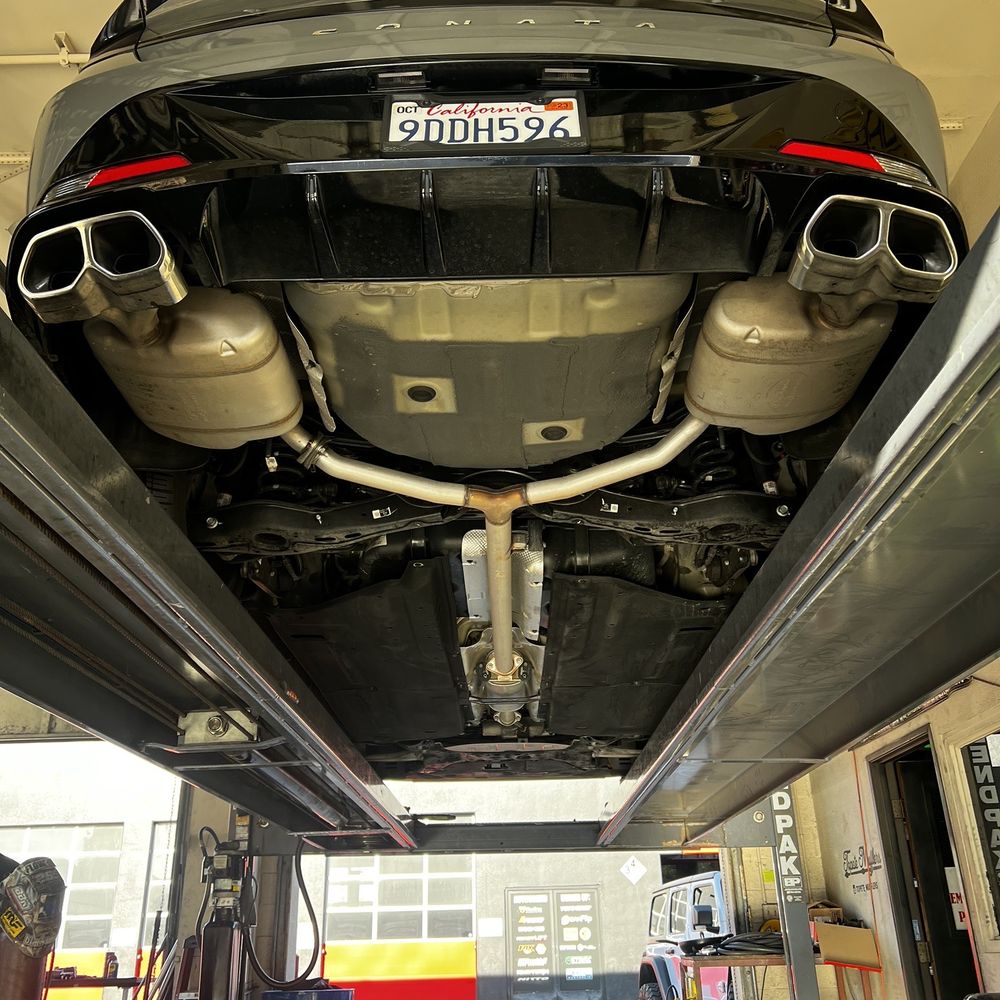 Topete Muffler - Before muffler delete - Auto Repair Near Me - Riverside, California