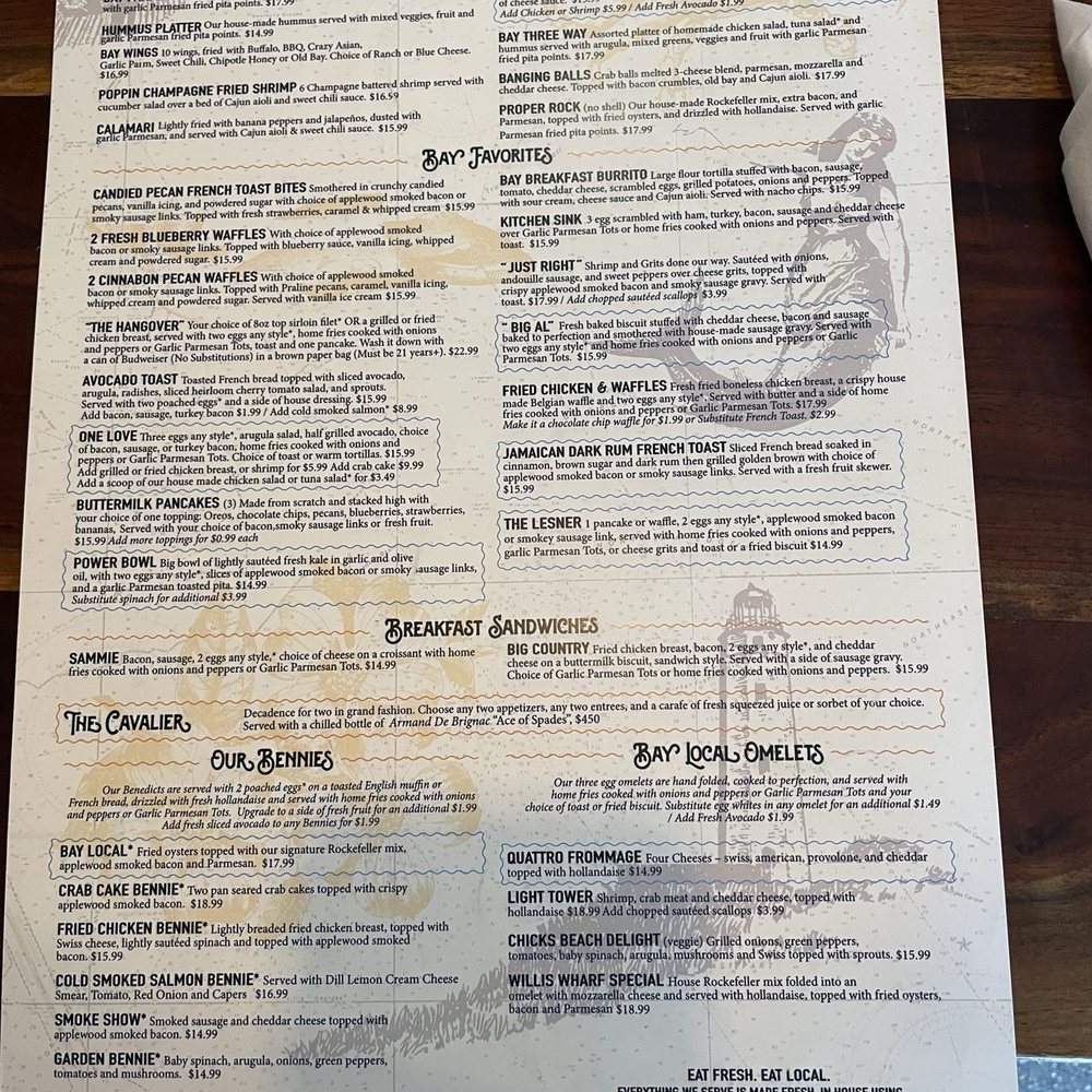 Bay Local Eatery - Menu - New American Near Me - Virginia Beach, Virginia