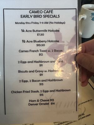 Menu photo 6 Cameo Cafe Vancouver, WA