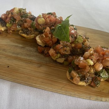 Santiago's Bodega - Tomato and Basil Bruschetta - Tapas Bars Near Me - Key West, Florida