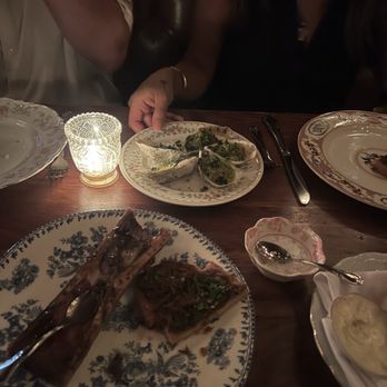 Alpen Rose - Bone Marrow Toast & oyster rockerfeller - Steakhouses Near Me - Philadelphia, Pennsylvania