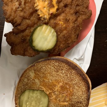 McDonald's - A very sad Spicy Crispy Chicken Sandwich. Where is my sauce? - Fast Food Near Me - North Andover, Massachusetts McDonald's - A very sad Spicy Crispy Chicken Sandwich. Where is my sauce? - Fast Food Near Me - North Andover, Massachusetts