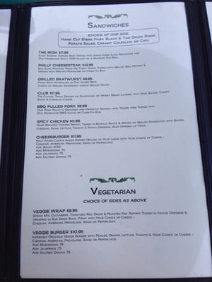 Menu photo 7 Pat's Brew House Cody, WY