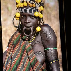National Museum of African Art - Suri tribe woman