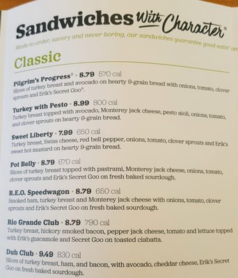 Menu photo 1 Erik's DeliCafe of Santa Clara Santa Clara, CA Menu photo 1 Erik's DeliCafe of Santa Clara Santa Clara, CA