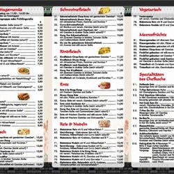Hongkong WOK Deggendorf - Speisekarte