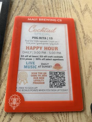 Menu photo 3 Maui Brewing Company Kihei, HI Menu photo 3 Maui Brewing Company Kihei, HI