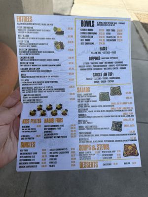 Menu photo 1 Habibi Mediterranean Grill Santee, CA